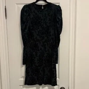 vintage green formal dress Off the Shoulder Dark Green Velvet Long Prom Dresses, Dark Green Long Formal Evening Dresses, US 16 / Green as Pics / No Rush main image 1